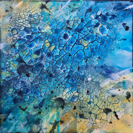 SC 219__40x40x2cm.....mixed media on canvas